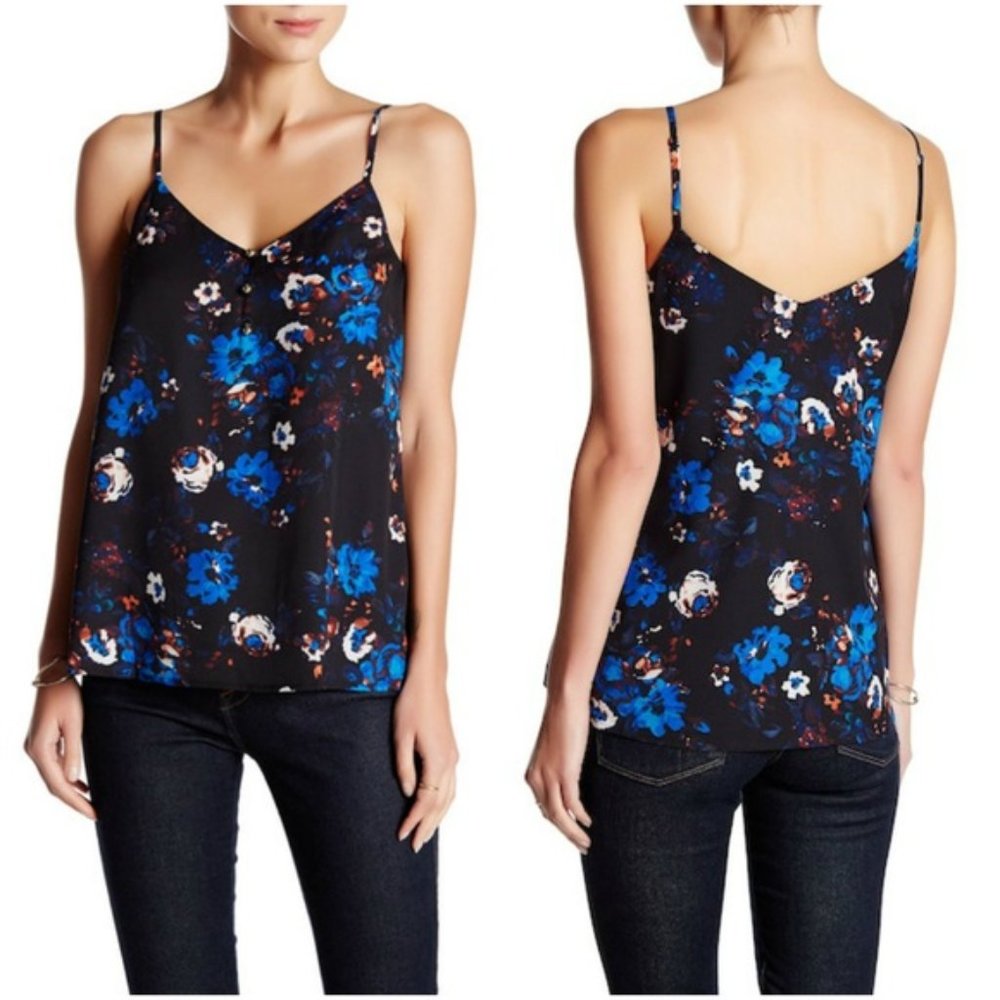 Yumi Kim Floral Lena Midnight Tank Top Size M Medium